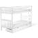 Beliani Revin with Drawers Våningssäng 90x200cm