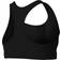 Nike Dri-Fit Swoosh 1-Piece Pad Sports Bra - Black/White