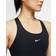 Nike Dri-Fit Swoosh 1-Piece Pad Sports Bra - Black/White