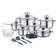 Royalty Line - Cookware Set with lid 18 Parts