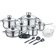 Royalty Line - Cookware Set with lid 18 Parts