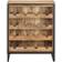 vidaXL Rough Mango Wood Barskåp 62x78.5cm