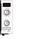 Teka MGE208WS Svart, Vit
