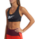 Reebok Lux Racer Medium-Impact Sports Bra - Black