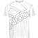Adidas Maglia a Maniche Corte Uomo Giant Logo Bianco