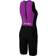 Zone3 Tritraje Streamline Swimskin sin mangas negro lila mujer Black