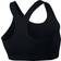 Nike Swoosh Non-Padded Sports Bra - Black/White