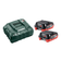 Metabo Basic-Set 12V 2 x LiHD 4.0 Ah 685301000 Batteria dellutensile e caricabatterie 12 V 4 Ah LiHD