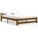 vidaXL Solid Pine 55cm Sengeramme 180x200cm