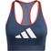 Adidas Don't Rest 3 Bar Medium Support Bra - Crew Navy/Crew Red/White