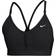 Nike Dri-FIT Indy Women's Light-Support Padded V-Neck Sports Bra - Black/White