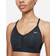 Nike Dri-FIT Indy Light-Support Padded V-Neck Sports Bra - Black/Black/Black/White