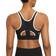 NIKE Swoosh UltraBreathe Padded Sports Bra - Black/White/White