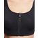 NIKE Dri-Fit Shape Padded Zip-Front Sports Bra - Black/Black/White/White