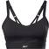 Reebok Lux Strappy Medium-Impact Sports Bra - Black