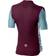 Castelli Entrata V Short Sleeve Jersey Men - Bordeaux/Dusty Blue/Savile Blue