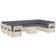 vidaXL 3063635 Lounge-Set, 1 Tisch einschl. 9 Sofas