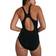 Speedo Boom Logo Splice Muscleback Swimsuit - Black/White