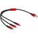 DeLock USB A-Lightning/2USB C 2.0