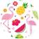 Koala Babycare Flamingo Coaster 4pcs