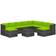 vidaXL 3062102 Lounge-Set, 1 Tisch einschl. 8 Sofas