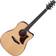 Ibanez AAD300CE-LGS Natural Low Gloss Guitare Dreadnought acoustique-électrique