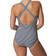 Abecita Brighton Swimsuit Racerback Blue/White Female