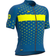 Ale PRR Stars Cycling Jersey Men - Petrol/Fluo Yellow