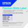 Epson Premium Matte Label