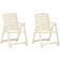 vidaXL 315837 2-pack Chaise de jardin pour repas