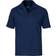 Eton Slim Fit Cotton Linen Short Sleeve Polo Shirt - Blue