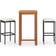 vidaXL 3067980 Bargrupp, 1 Bord inkl. 2 Stolar