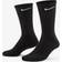 Nike Everyday Cushioned Training Crew Socks 3 Pack - Black/White