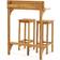 vidaXL 310254 Bargrupp, 1 Bord inkl. 2 Stolar