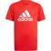 adidas Kid's Aeroready Designed to Move Big Logo Tee - Vivid Red/White (GN1477)