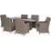 vidaXL 3057796 Matgrupp, 1 Bord inkl. 6 Stolar