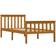 vidaXL Solid Pine 82cm Sengeramme 100x200cm
