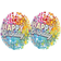 Folat Helium Gas Cylinders 30 Happy Birthday with Balloons and Ribbon