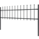 vidaXL Garden Fence with Spear Top 1700x110cm