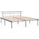 vidaXL Metal 78cm Sengeramme 200x200cm