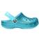 Crocs Kid's Classic Glitter Clog - Ice Blue