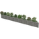vidaXL Gabion Wall 630x50cm