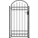 vidaXL Gate with Arched Top and 2 Posts 105x204cm