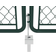vidaXL Garden Gate 300x150cm