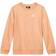 NIKE Boy's French Terry Crew - Orange Chalk/White (DA0861-734)