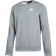 Nike Boy's French Terry Crew - Carbon Heather/White (DA0861-091)