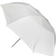 Westcott 43' Optical White Satin Collapsible Umbrella