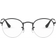 Ray-Ban ROUND GAZE Monture Noir Verres Incolore 48-22