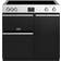 Stoves Precision Deluxe S900EI Stainless Steel, Black