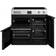 Stoves Precision Deluxe S900EI Black, Stainless Steel